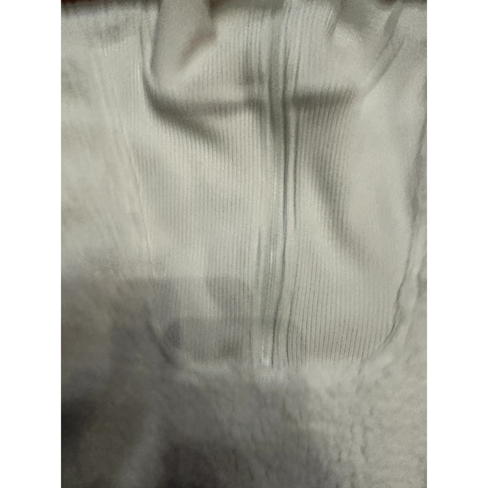 Aerie Dream Sherpa White Quarter Zip Pullover Sweatshirt Sweater Jacket Sz Med - Picture 4 of 9